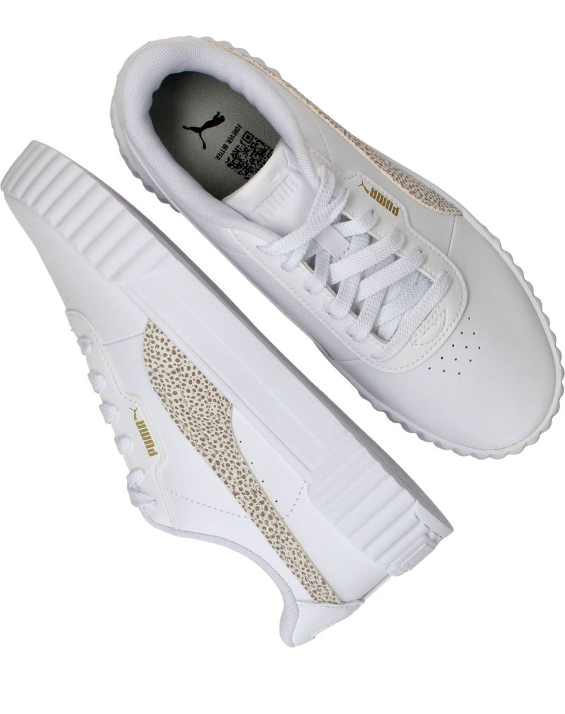 Puma Carina 3.0 Topcat Sneakers Wit Dames