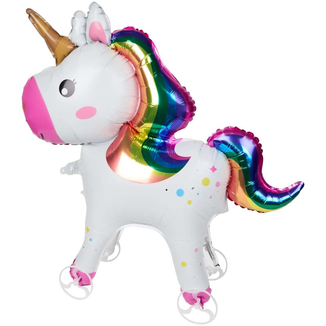 Ballon mylar sur roulettes