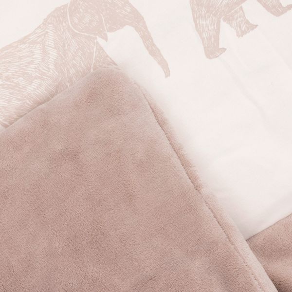 Jollein Animals Boxkleed - 75 x 95 cm - Nougat