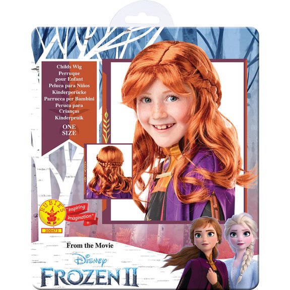 Perruque Anna La Reine des Neiges 2