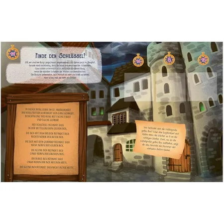 ars Edition Escape-Stickerbuch – Die unheimliche Ritterburg