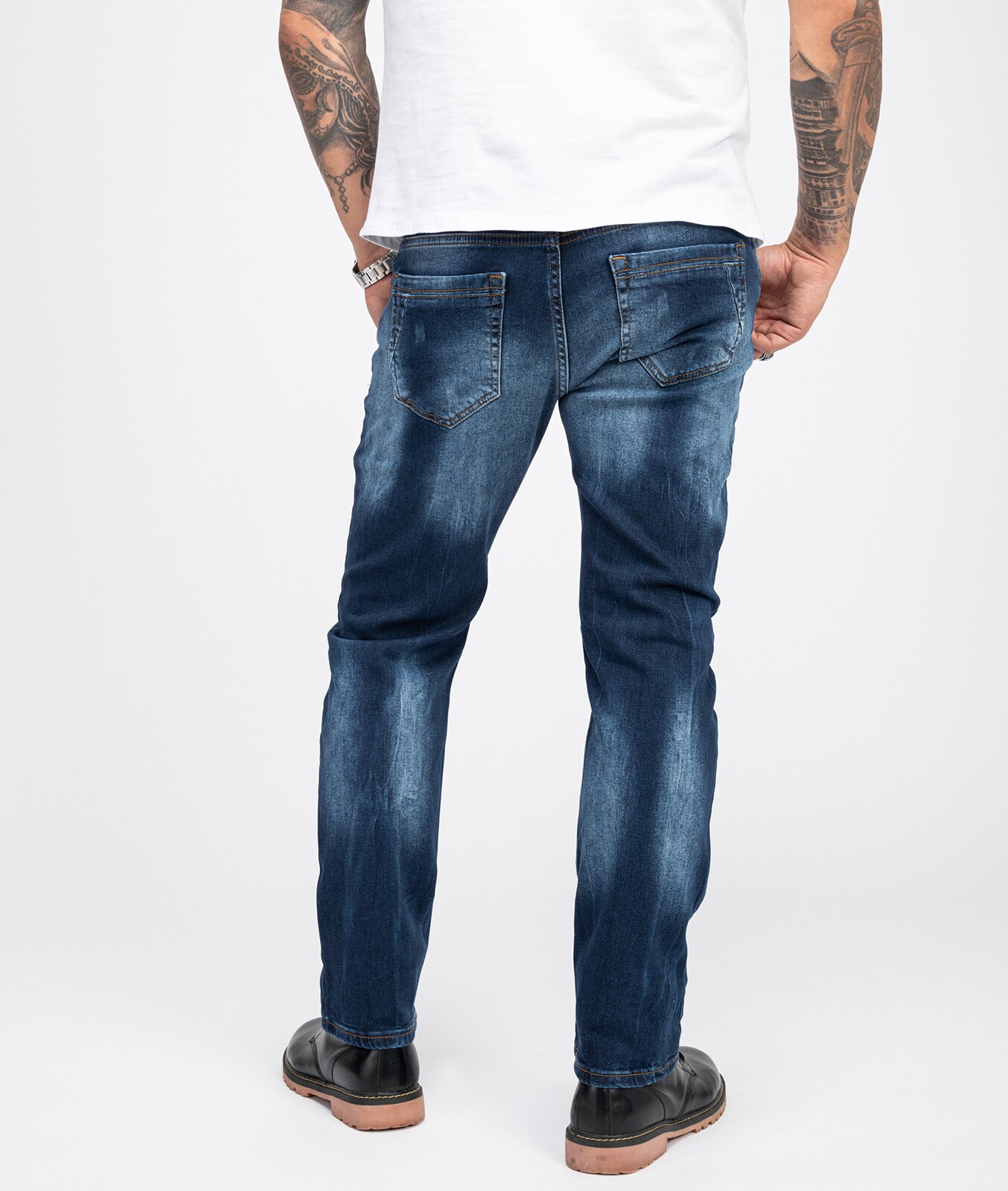 Rock Creek Jeans Regular Fit Used-Look