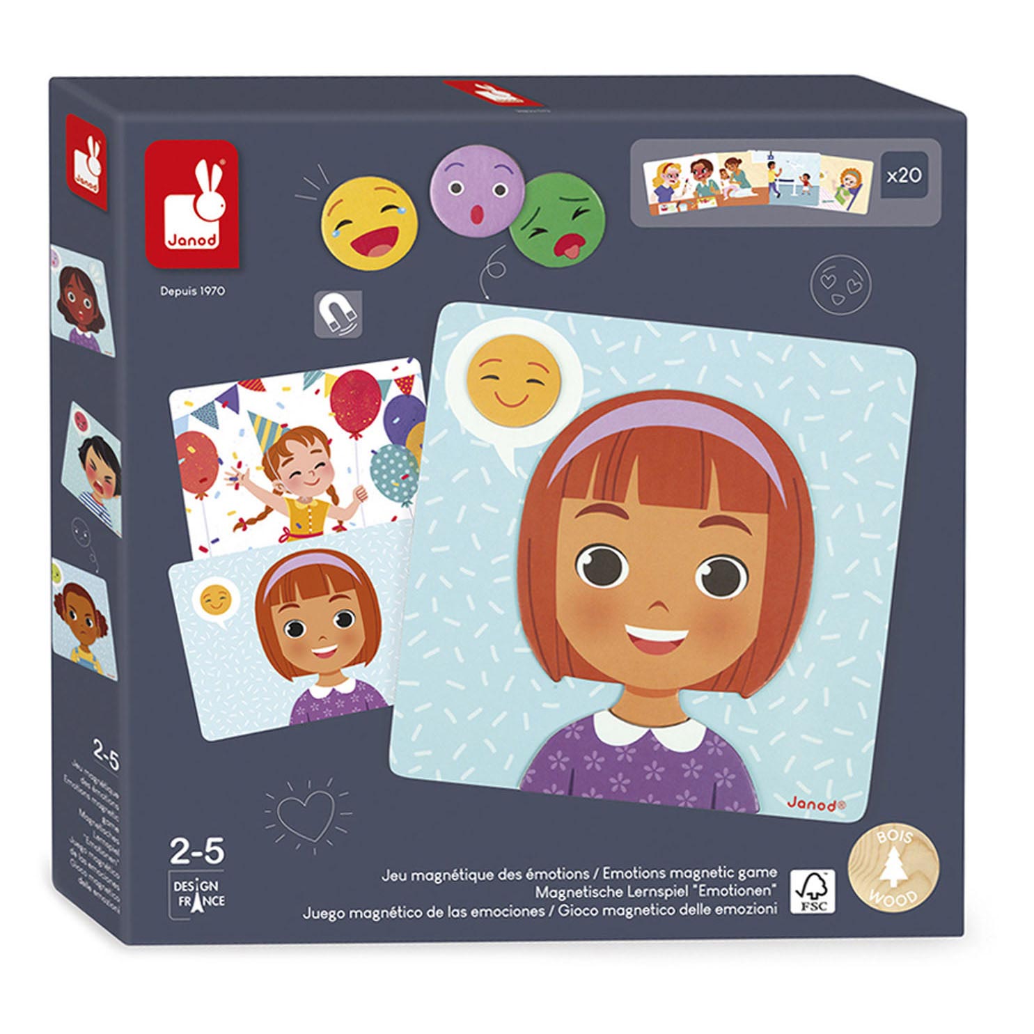 Janod Spel - Magnetische Emoties