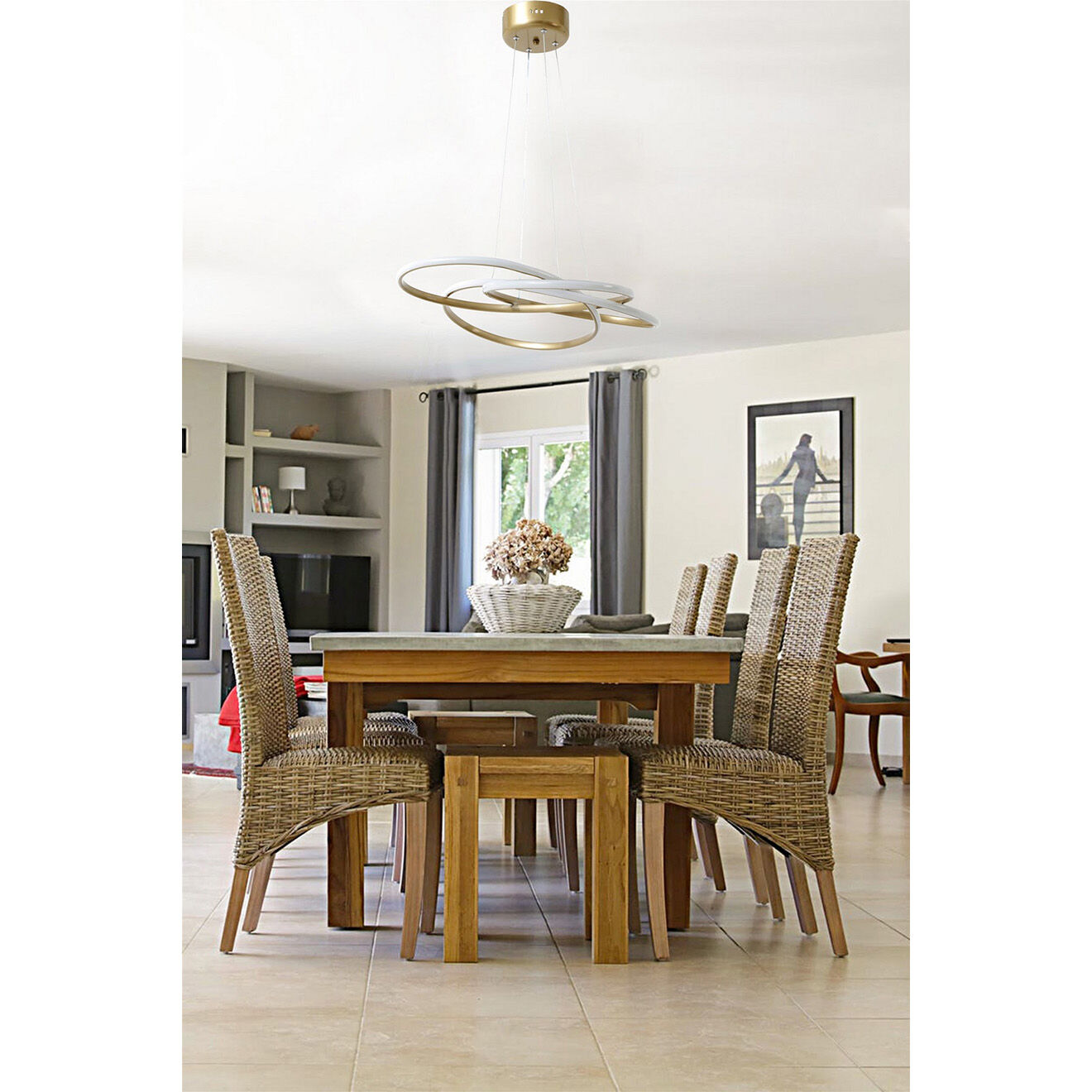 Sheen Suspension Salyangoz cuivre - D.60x70 cm