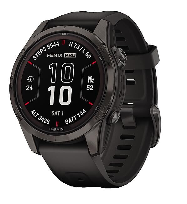 GARMIN - MONTRE GPS FENIX 7S PRO SAPPHIRE SOLAR TITANE