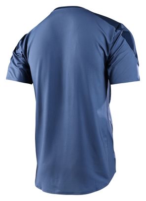Maillot Manches Courtes Troy Lee Designs Drift Bleu