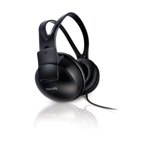 Fones de ouvido Philips SHP1900 fechados, pretos.