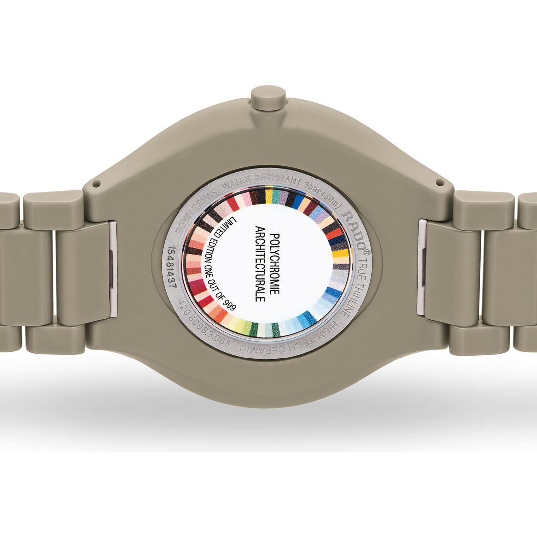 Rado True Thinline Le Corbusier Grey Brown Natural Umber 32141 Limited Edition