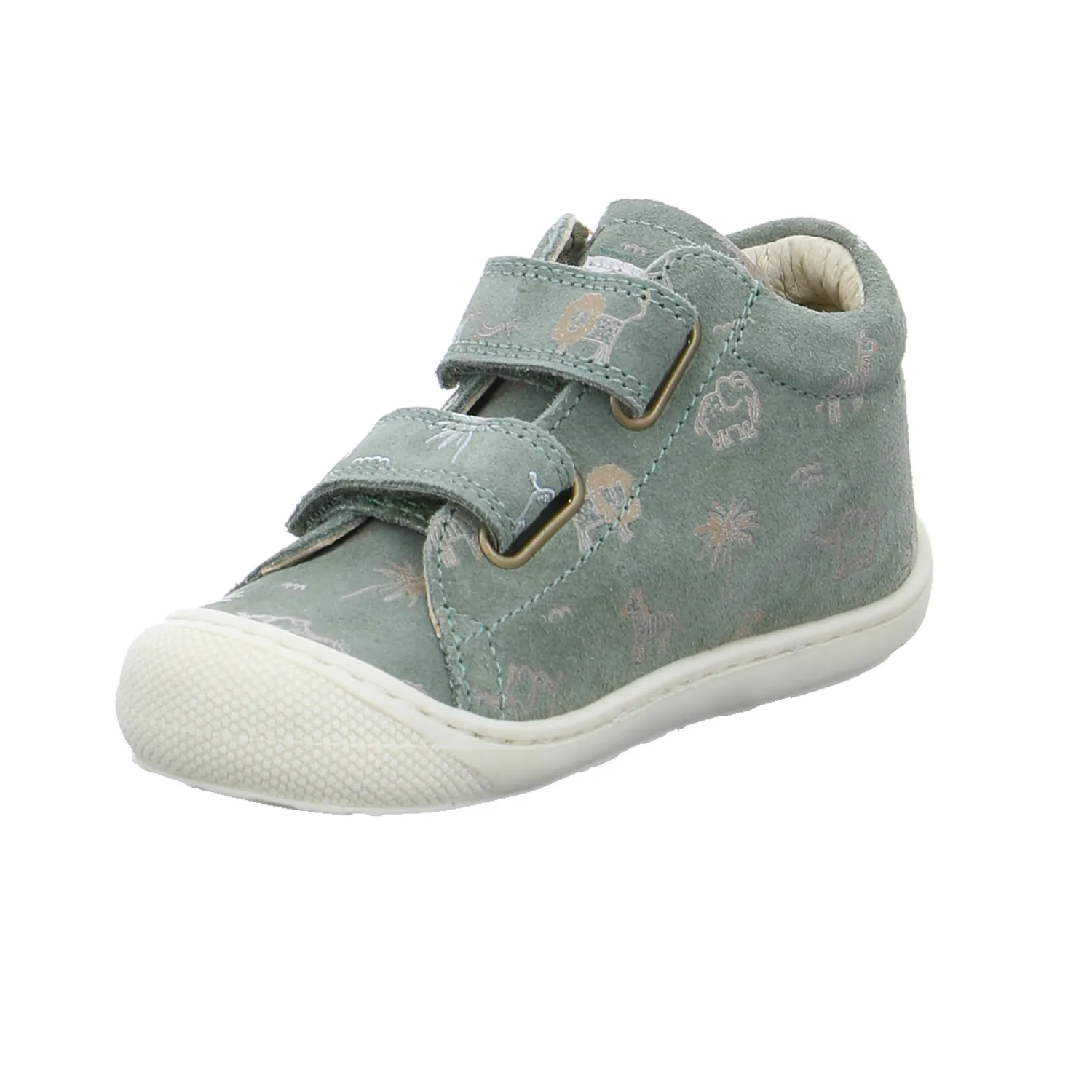 NATURINO Lauflernschuh Grün Leder  Unisex Bottine