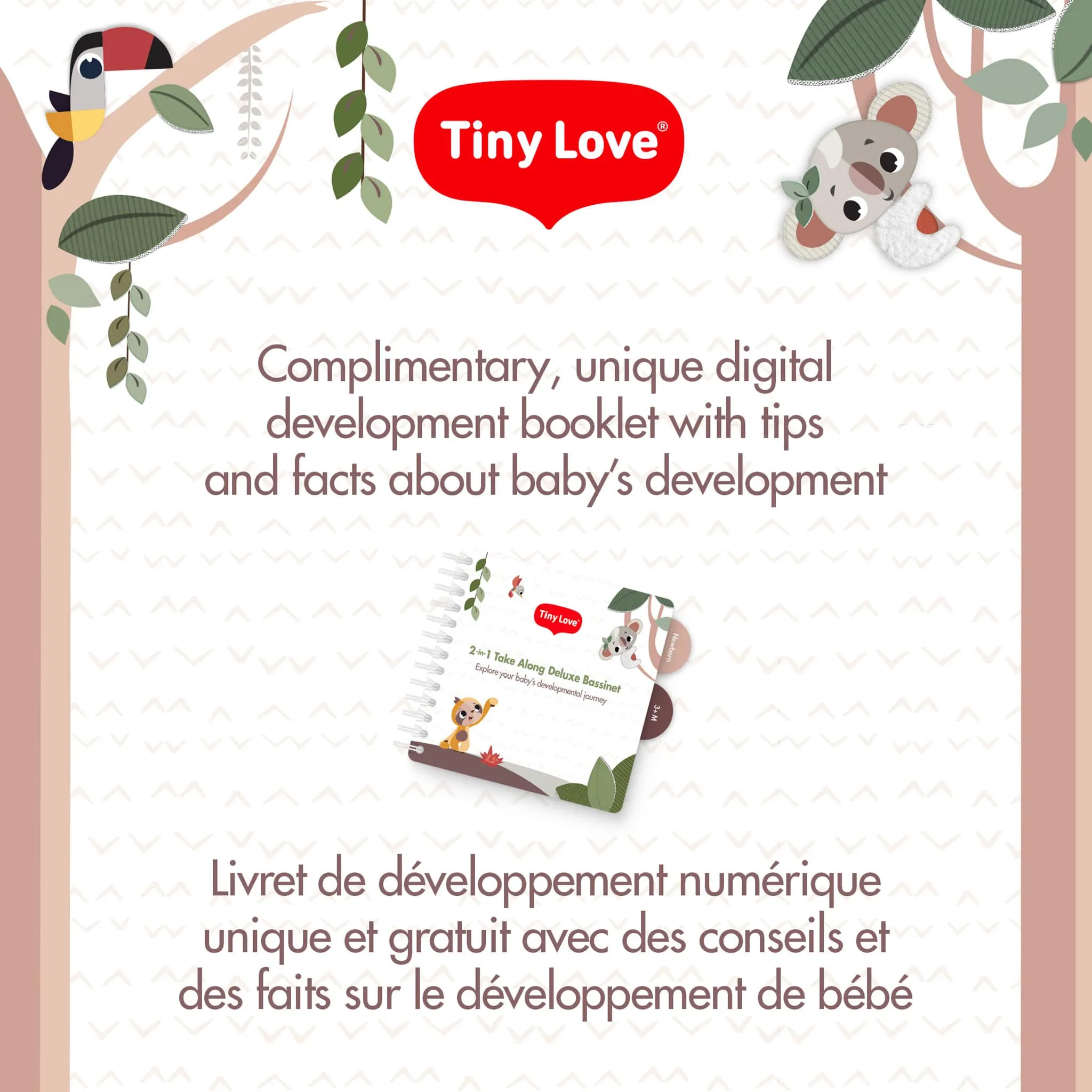 Tiny Love Berceau Deluxe Boho Chic 2-en-1