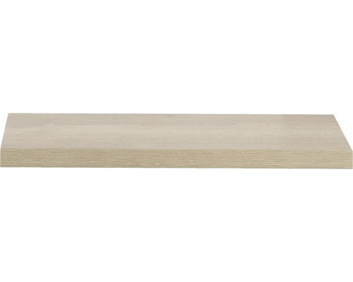 Wastafelblad 60,2 x 3,6 x 45 cm, natuurlijk eiken