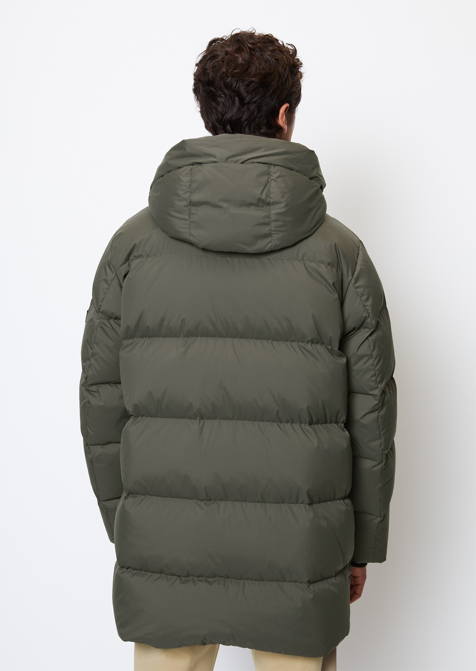 Puffer-Daunenjacke regular mit wasserabweisender Oberfläche