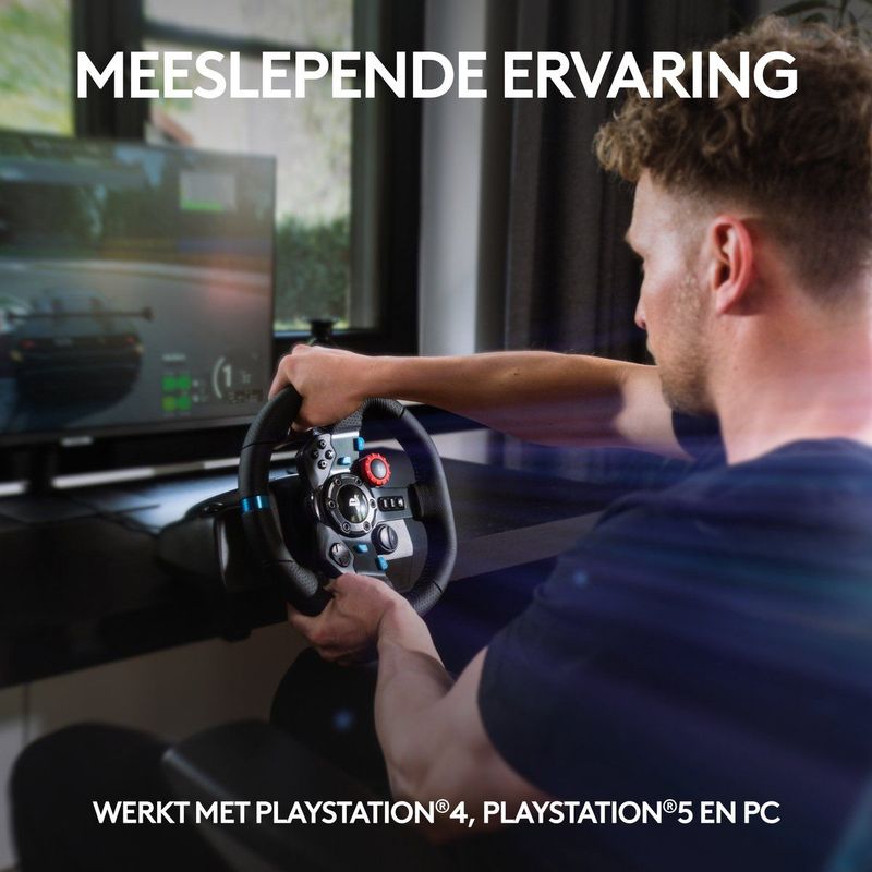 Logitech - G29 Driving Force - Stuurwiel En Pedalen - Zwart - Leer
