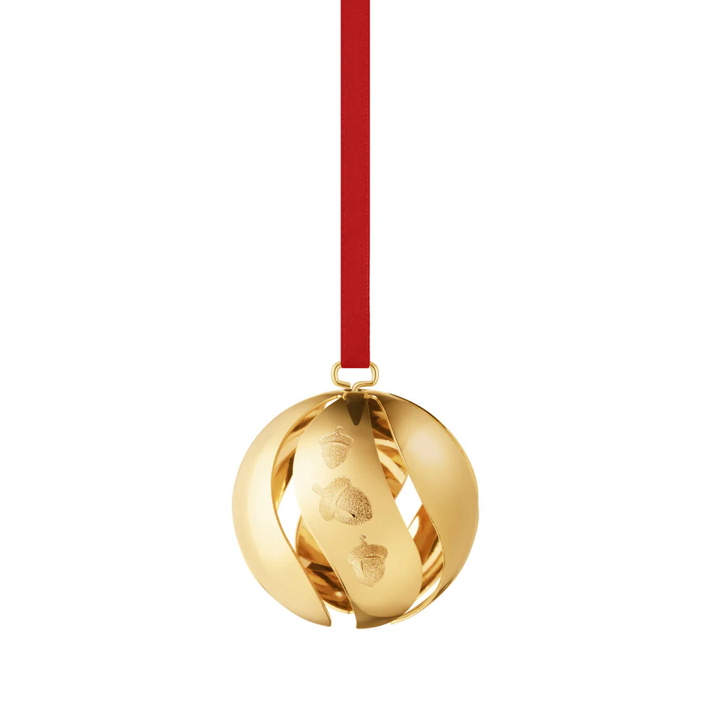 Georg Jensen  CC 2023 julekugle - forgyldt