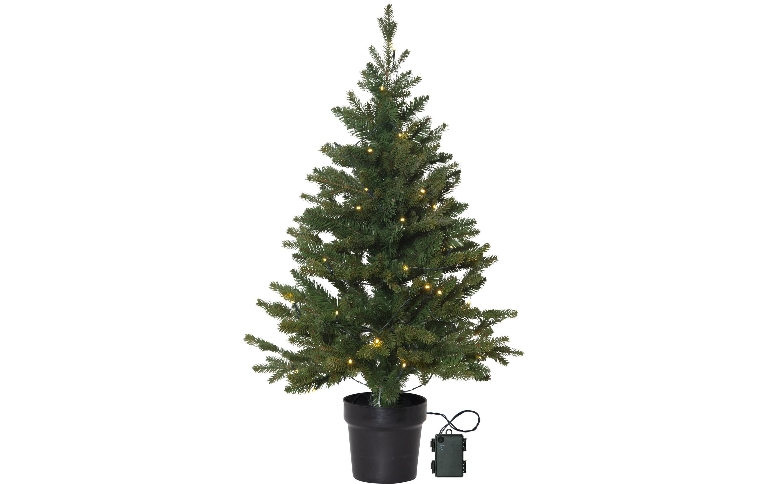 Weihnachtsbaum Byske, 40 LED, 90 cm, GrünWeihnachtsbaum mit LED's