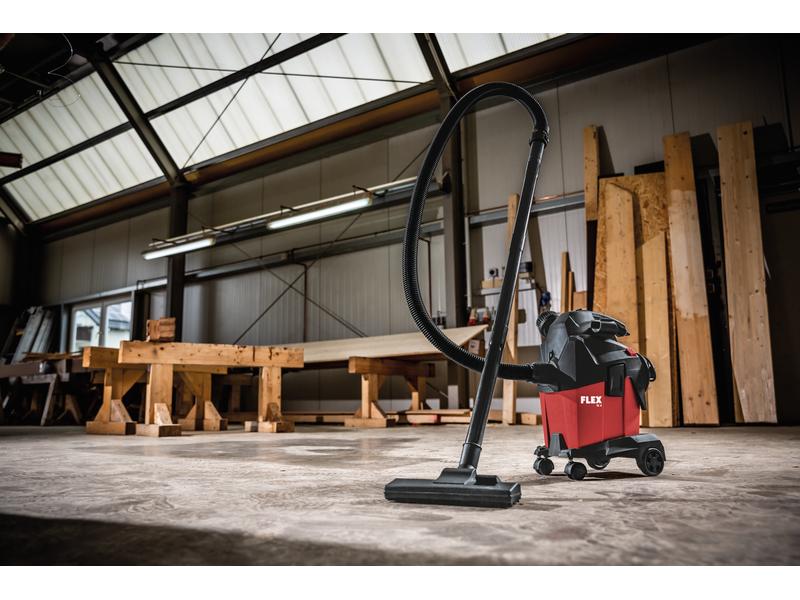 Flex Industriesauger VC 6 L MC Kompakter Trockensauger mit Tragegurt für den mobilen Einsatz