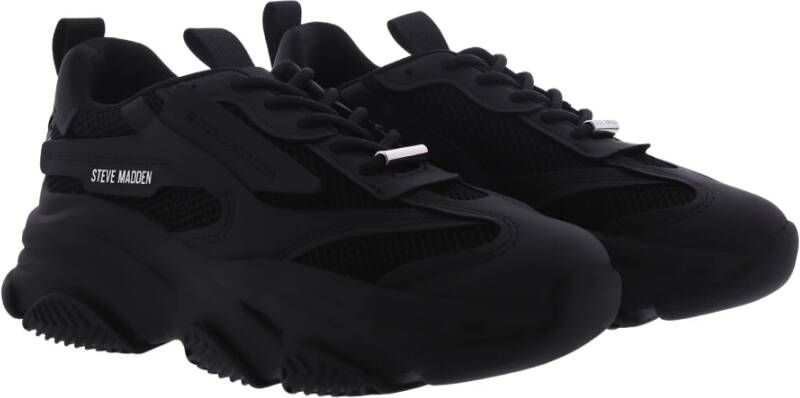 Steve Madden Possession-E Sneaker Dames Casual Schoenen Zwart Dames