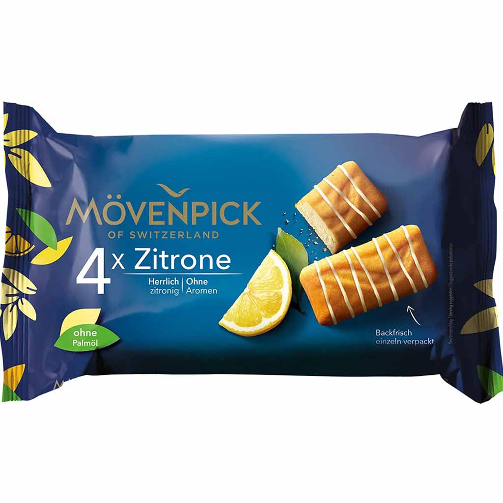 Mövenpick Kleine Kuchen Zitrone 4x35g=140g MHD:16.1.25