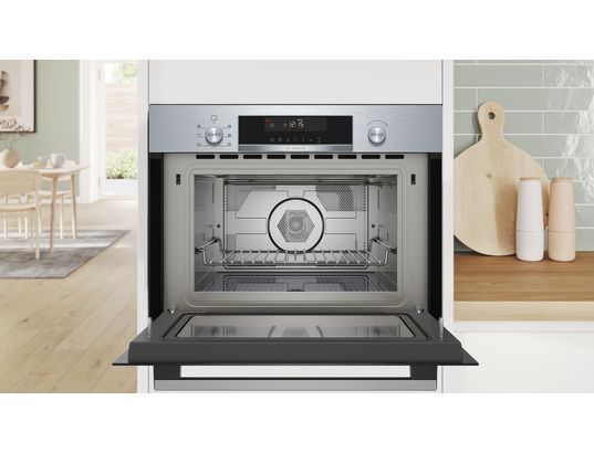 BOSCH - Four combiné micro-ondes CMA585GS1, Air pulsé, AutoPilot15