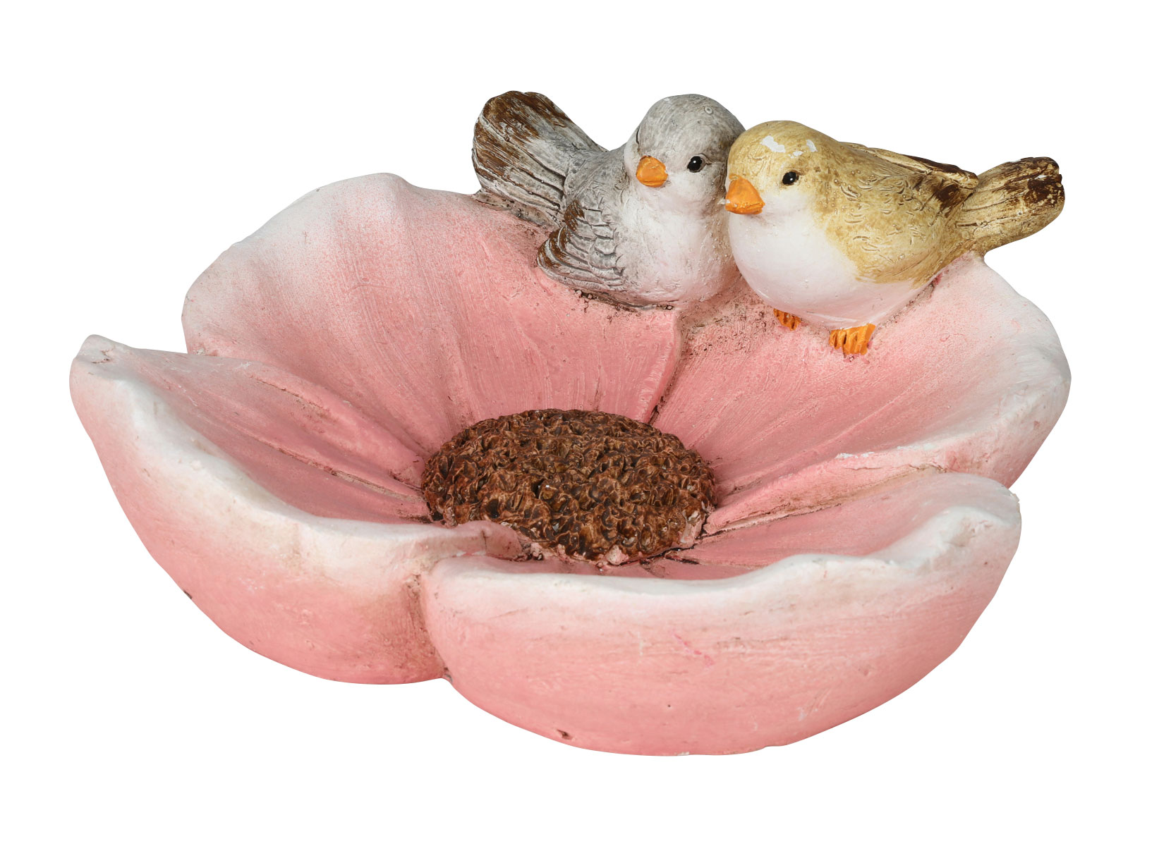 Vogeltränke Blumen mit Vögelchen 30x28x15cm Blume