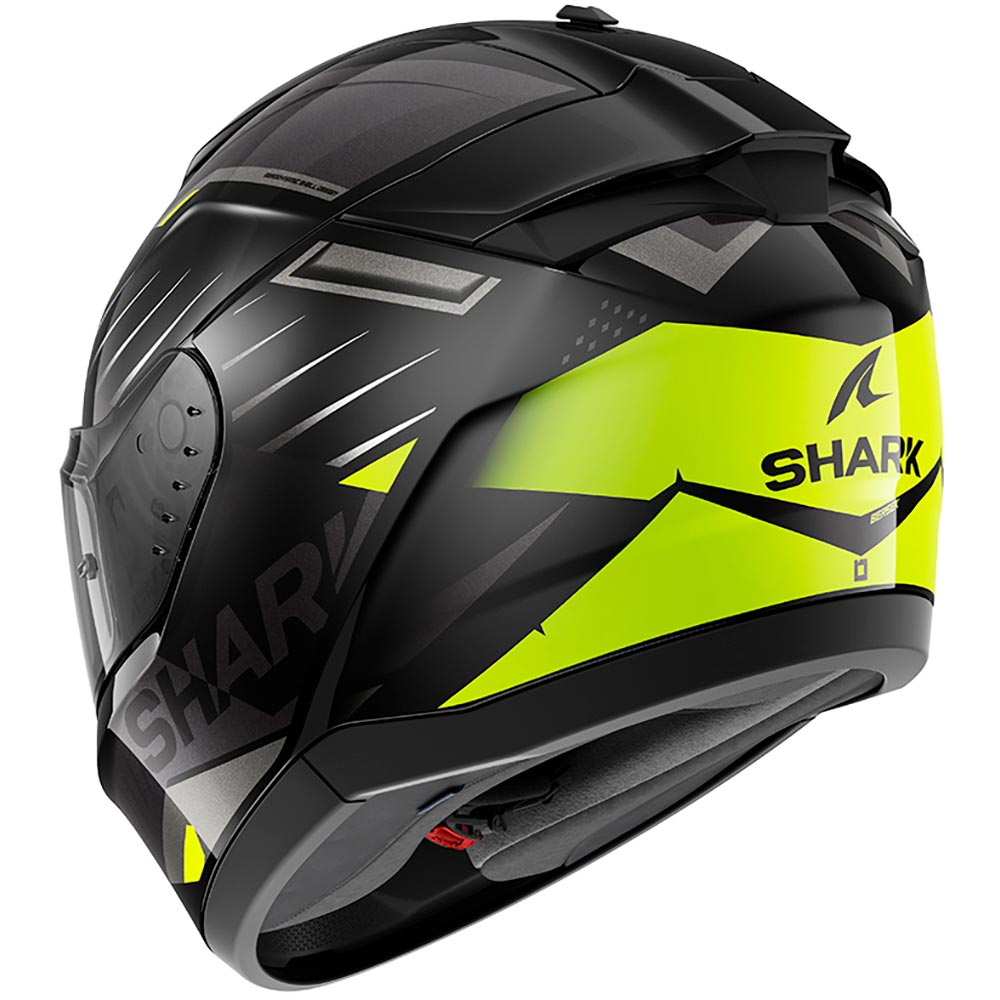 Shark - Casque Ridill 2 Bersek Gris brillant / Noir / Jaune