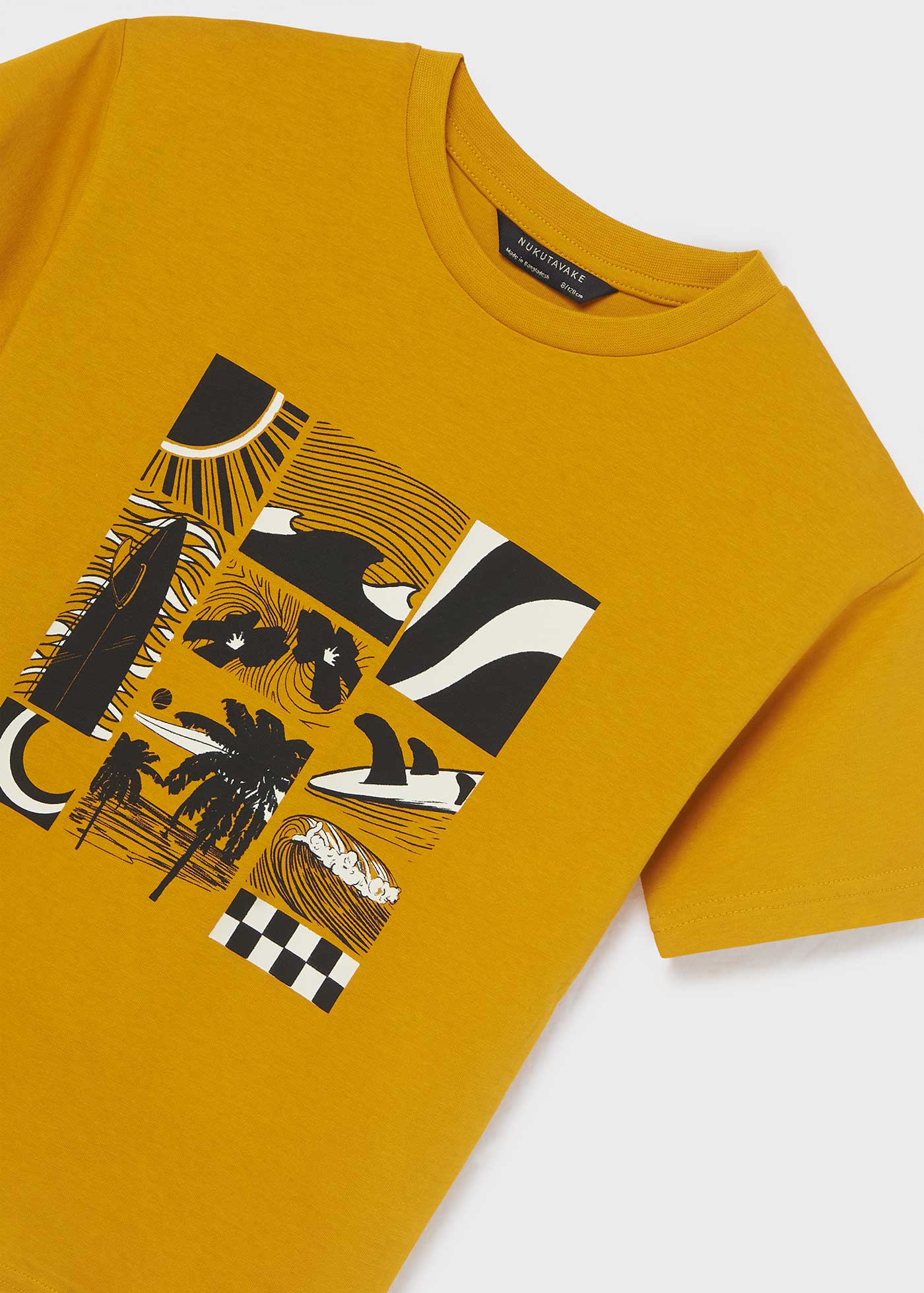 Conjunto de 2 camisetas de algodão sustentável para meninos
