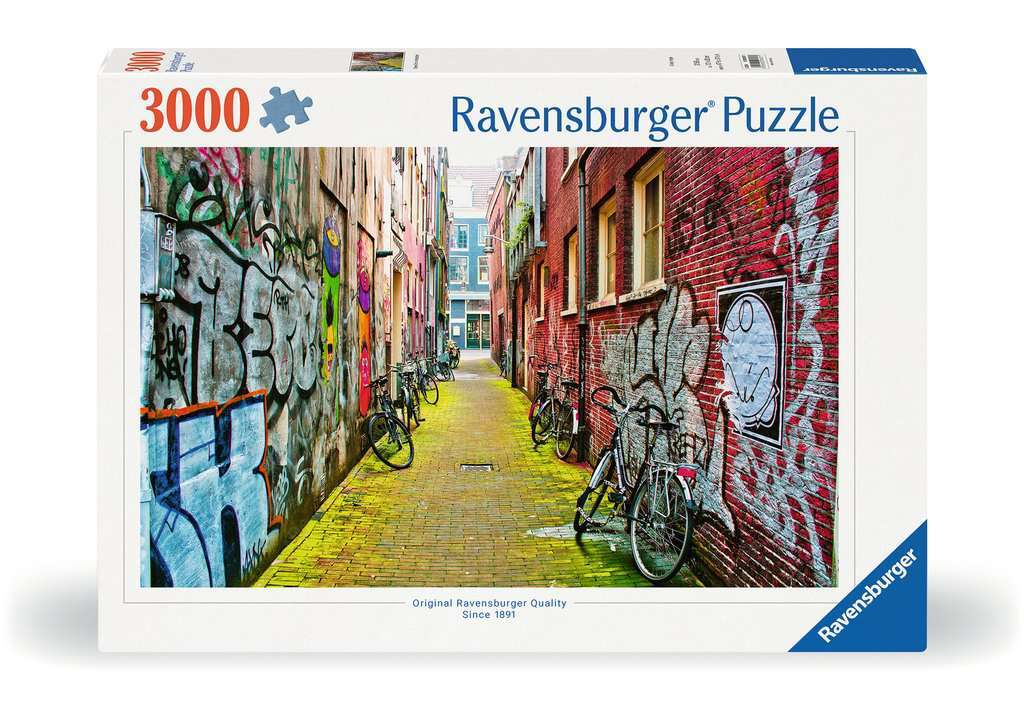 Ravensburger Spiel Street Art in Amsterdam