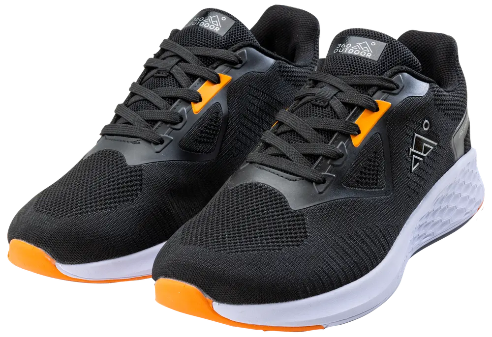 Sneakers sort/orange