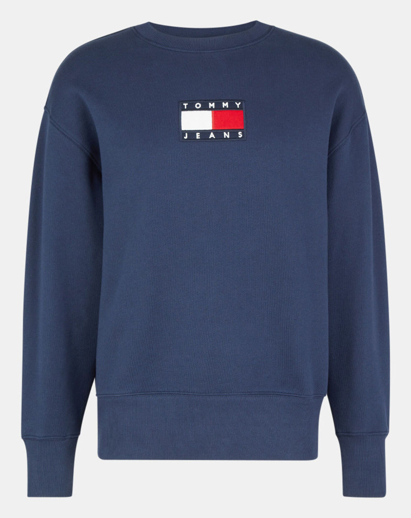 Tommy Jeans Sweat col rond Flag bleu marine