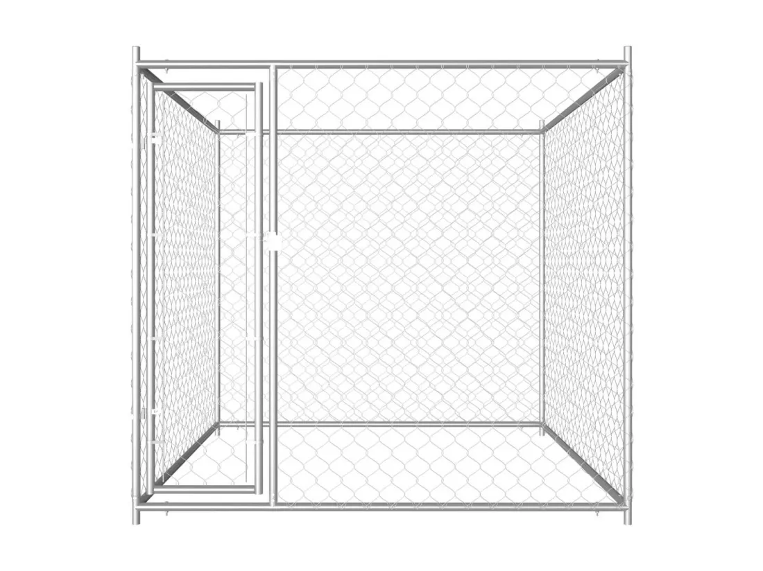 Chenil extérieur cage enclos 193 x 193 x 185 cm 02_0000342