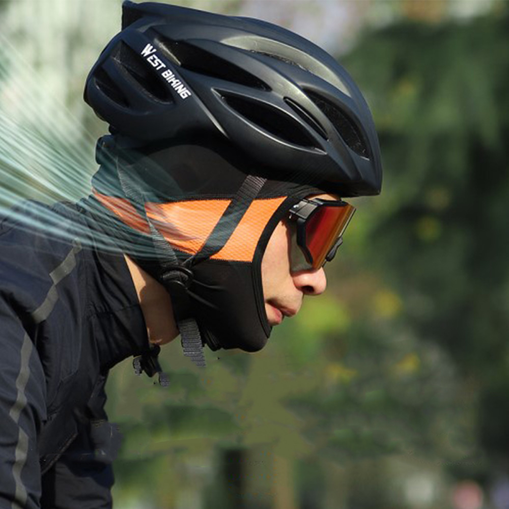 Atmungsaktive Mesh Ski Sturmhaube Motorrad Helmfutter Kälte   UV Gesichts Schutzmaske - Schwarz / Grau