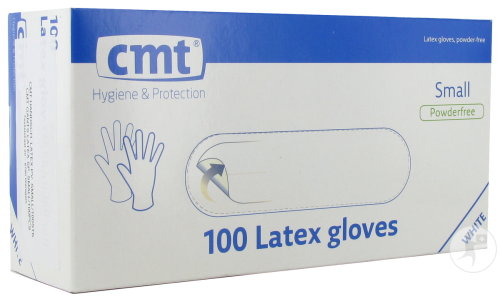 Texa Gants Latex Blanc Sans Poudre Small 100 Pièces