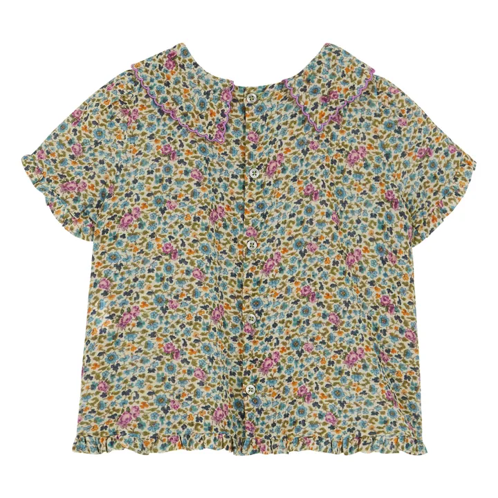 Emile et Ida Blouse Fleurs | Violet