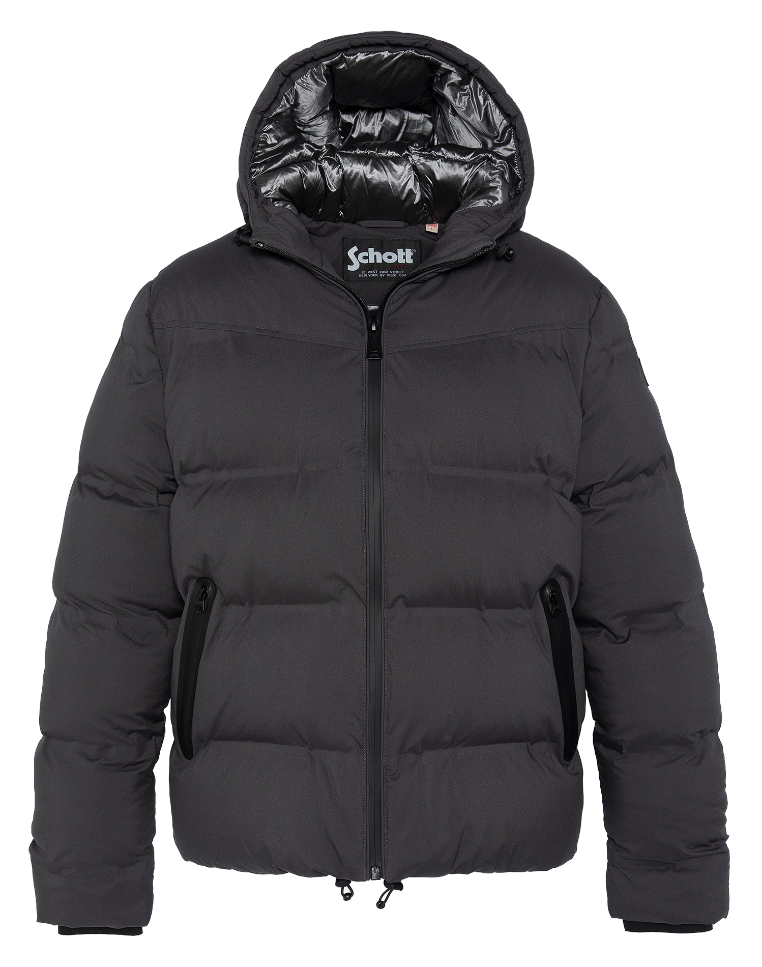Doudoune à capuche | Gris