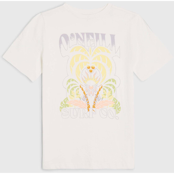 O'Neill Front Graphic T-Shirt Snow White M dchen SU25
