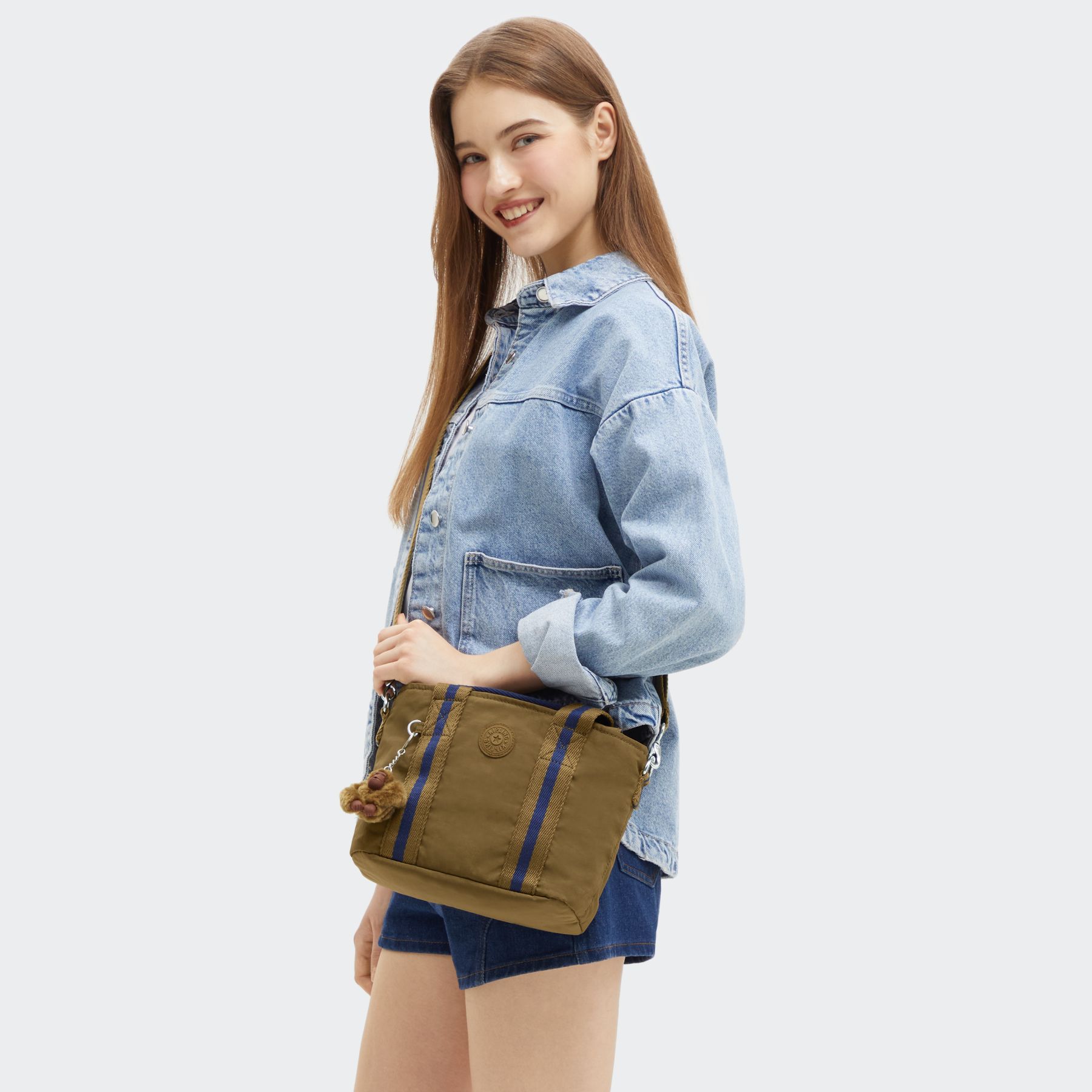 MINTA Sac fourre-tout moyen avec poignées de transport et sangle réglable - Dry Laurel