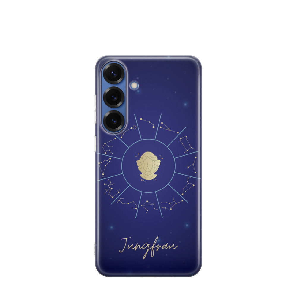 Samsung Galaxy S25 Plus Gummi Hülle Jungfrau 3 - Blau