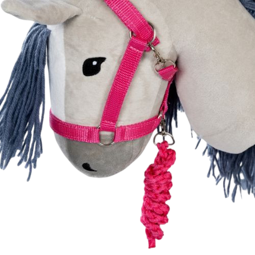 Steckenpferd Halfter und Führstrick Pink