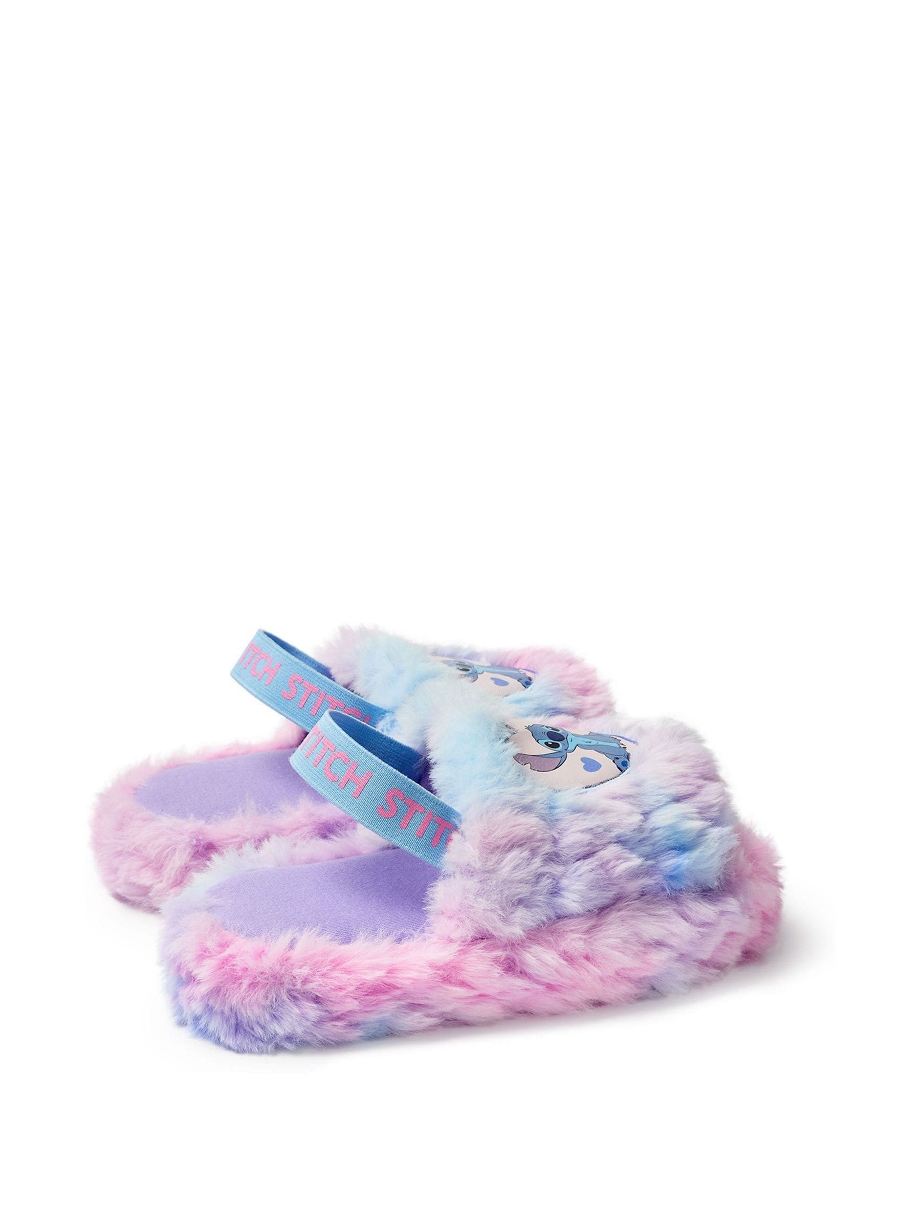 Vanilla Underground Disney Stitch Meisjes Pluizige Pantoffel Slippers