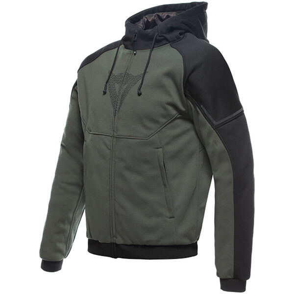 Dainese - Sweat Daemon-x Safety Full Zip Kaki / Noir