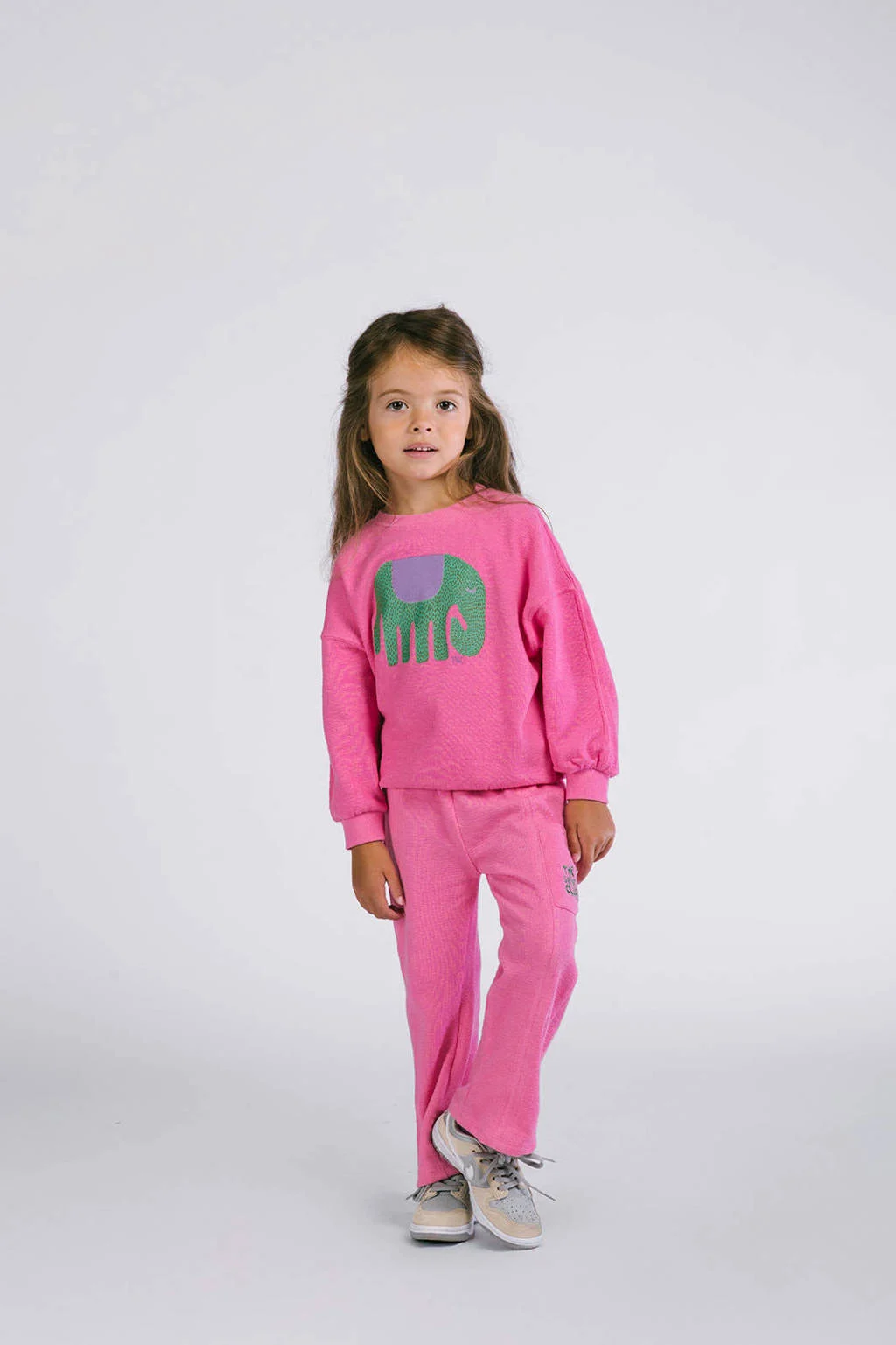 The New Chapter straight casual broek roze