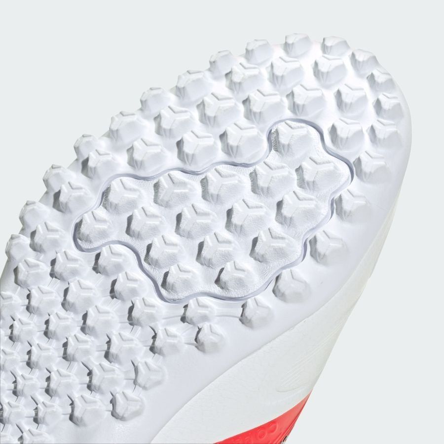 adidas Copa Pure Club III TF Pure Victory - Blanc/Lucid Red/Noir Enfant