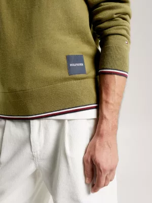 Suéter Hilfiger Monotype Relaxed Tipped