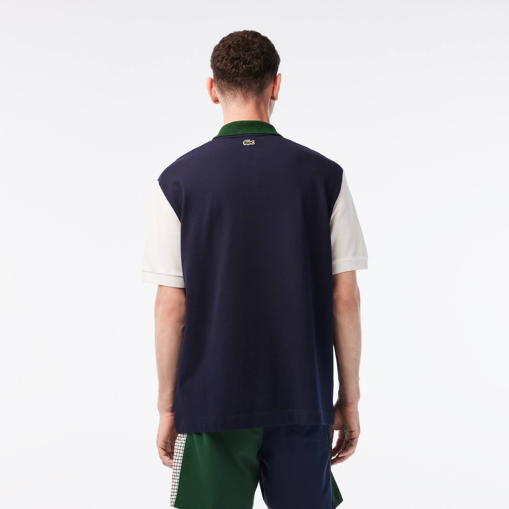 Herren LACOSTE Polo-Shirt aus Bio-Baumwolle Kurze Ärmel - Blau - Lacoste - Herren