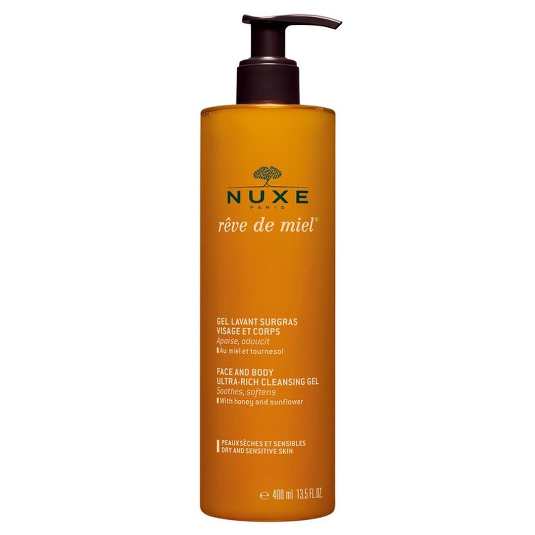 NUXE  Rêve de Miel Gel de Limpeza Rosto e Corpo - 400ml
