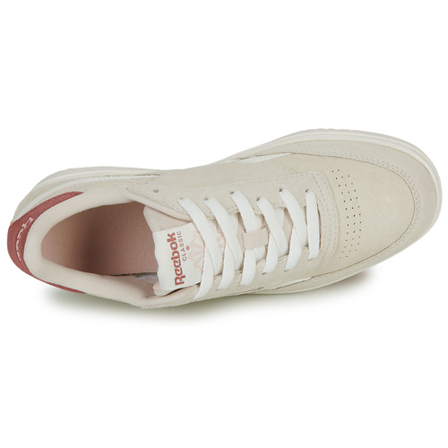 Reebok Classic - CLUB C DOUBLE REVENGE - Beige / Rouge
