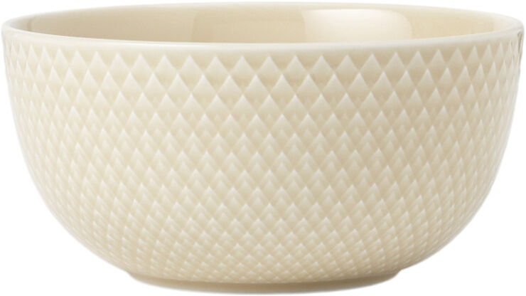Lyngby Porcelæn Rhombe Earth Skål Ø13 cm marble Hvid