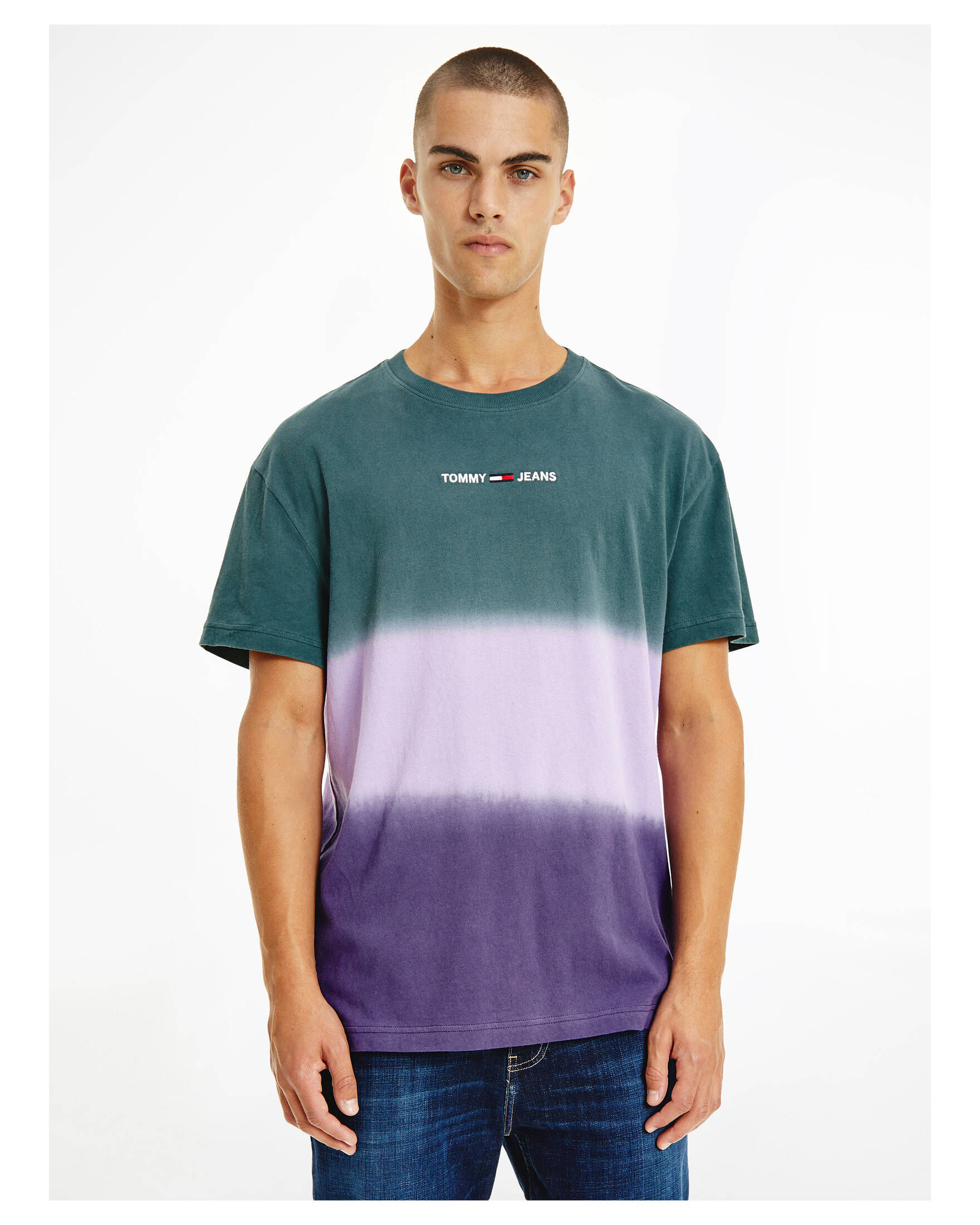 Tommy Jeans| Herren T-Shirt COLORBLOCK DIP DYE TEE