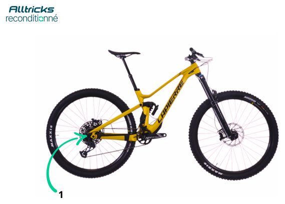 VTT Tout suspendu LaPierre Spicy CF 6.9 Sram GX Eagle 12V 29'' carbone jaune 2023 - Produit Reconditionné