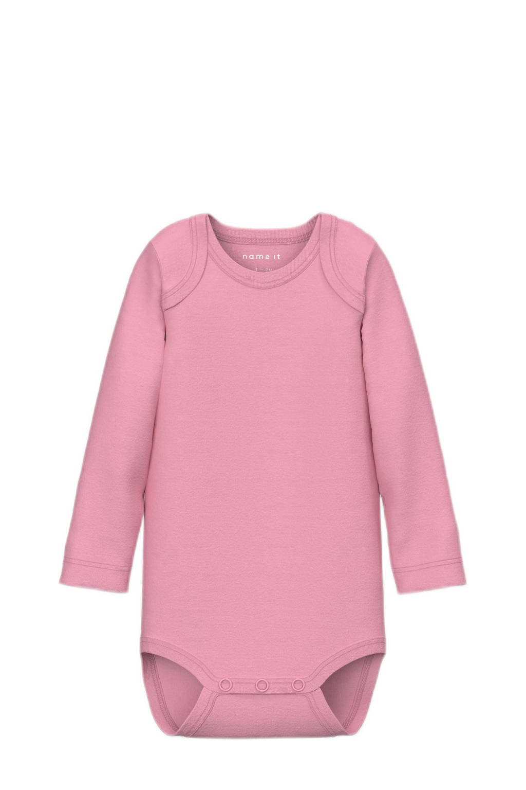 NAME IT romper NBFBODY - set van 3 unicorn roze/wit